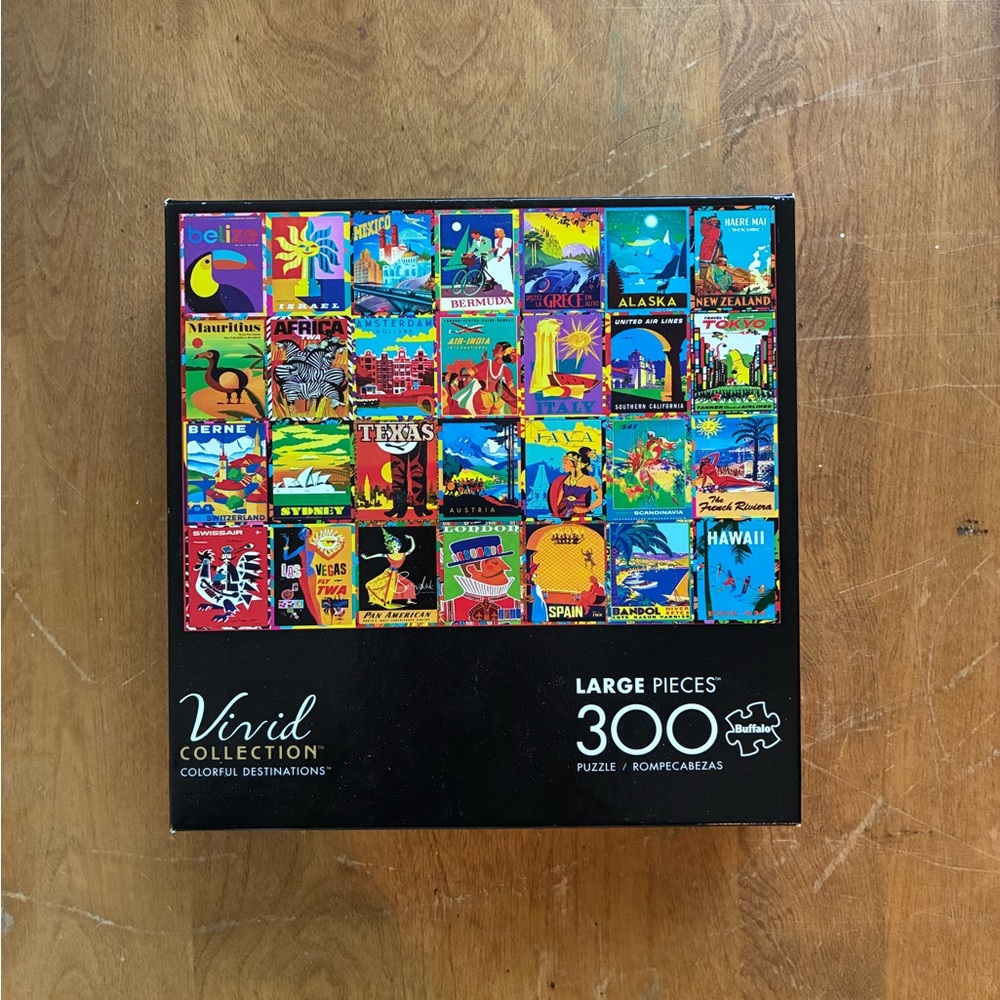 Vivid Collection Colorful Destinations Puzzle